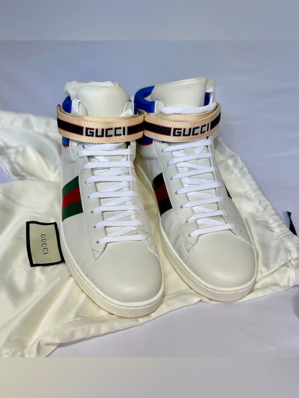 Gucci Ace Stripe High-Top White